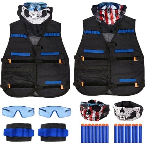 Suits for Gun Accessories Tactical Equipment Gun Shuttle Bullet Clip Childrens Tactical Toys Child Outdoor Toy Gifts