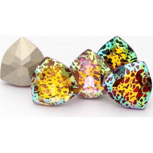 12X12mm Crystal Rhinestones Point Back Glass Tri-lliant Perfect Quality Rhinestones Applique Decoration DIY/Clothing Accessories