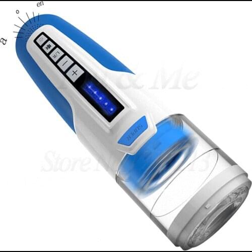 Leten Piston Telescopic Male Masturbator Rotating Retractable Strong Sucking Vibrator Oral Sex Toy for Men Blowjob Sex Machine