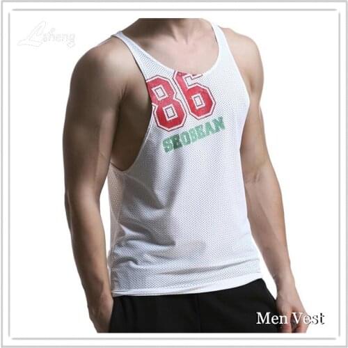 Men Tank Top Singlets Stringers Sleeveless Man Top Tees Shirts Cotton Hip Hop Brand T-shirts Mens Man Gasp Tank Shirt Muscle