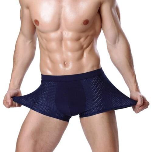 Mens Underwear Boxers Men Boxer Shorts Underwear Panties Man Boxer Homme Underpants Boxershort Calzoncillos Bamboo Fiber Shorts