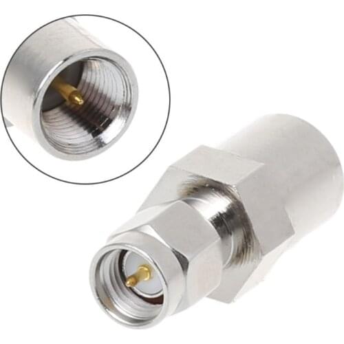 Both Male FME To SMA Plug RF Connector Straight FME/SMA Coaxial Cable Adapter