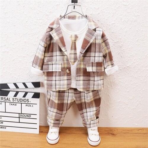 0-5 Year Spring Autumn Boy Girl Clothing Set 2021 New Fashion Active Coat+Shirt+Pant Kid Children Baby Toddler Boy Girl Clothing