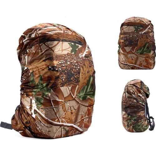 Outdoor Sport Camping Hiking Bag Cover Camouflage Backpack Bag Rain Cover Waterproof Dust Cover Nylon Schoolbag Cover