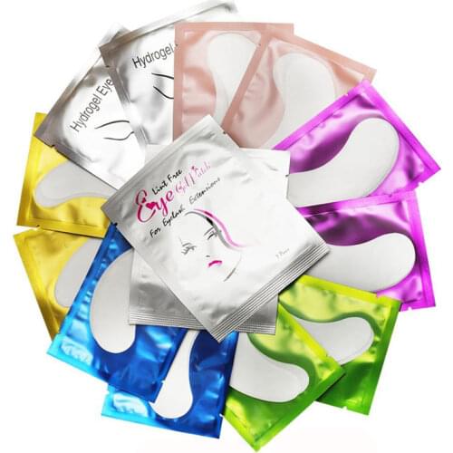 100Pairs Eyelash Extension Patches Under Eye Pads Paper Grafting False Eyelashes Paper Patch Stickers Makeup Tool