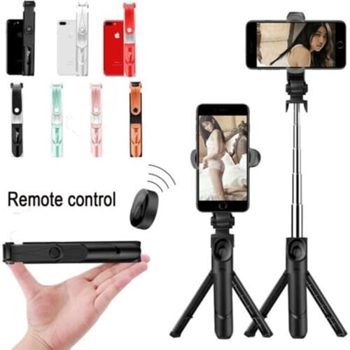 360 Degree Extendable Wireless Selfie Stick Foldable Remote Tripod For iPhone Foldable Handheld Monopod Shutter Remote Tripod