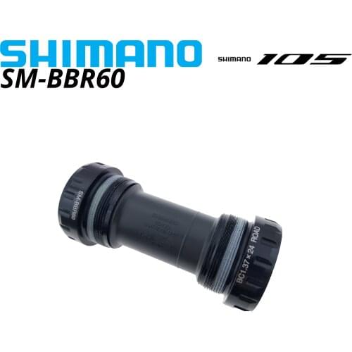 Shimano 105 BB-R60 Road Bike Bottom Bracket Threaded HOLLOWTECH II 68/70 mm shell width SM-BBR60 for R7000 chainwheel