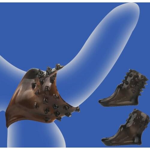 Silicone Reusable No Vibrator For Men Penis Massager Dildo Sex Toys For Men Chastity Locked Seminal Vesicles Delayed Ejaculation