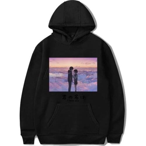 Cartoons Watermark Sweater Women Hoodies Sweatshirts Anime Hoodie Anime Clothes For Teens Women Harajuku Hoody Dropshipping