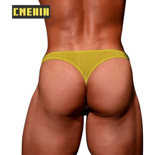 Hot Cotton Mens Thong And G String Man Underpants Breathable Stringi Gay Sexy Men Underwear Jockstrap Panties Lenceria AD7113