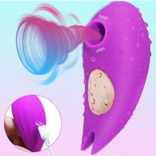 Sucking Clitoris Vibrators For Women Stimulator Nipple Oral 10 Sucker Magnet Recharge Female Masturbator Massager Sex Toys Shop