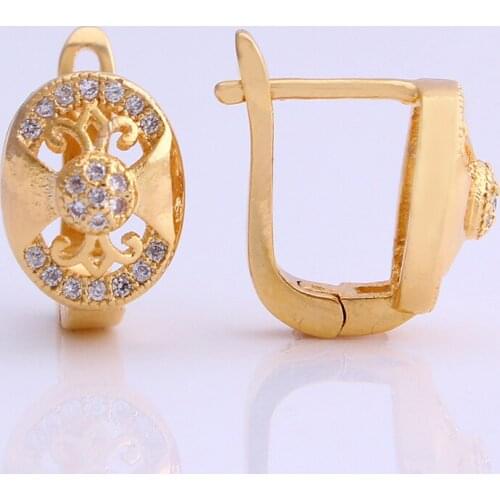 New Charm Rhinestone Earrings Ladies Fashion Symmetrical Pendant Earrings Luxury Jewelry