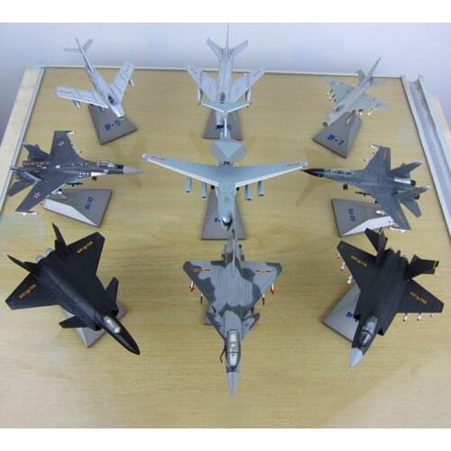 1/144 or 1:100 Russia Army Su35 Su30 J10 J5 J6 J10 J20 Early warning KJ 2000 Fighter Aircraft Airplane Model Toy F collection