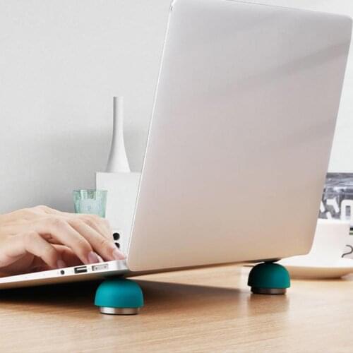 1 Pair Portable Lightweight Desktop Laptop Holder Cooling Stand Tablet Bracket for Home Office School