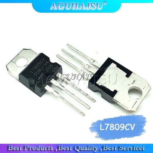 10PCS L7809CV TO220 L7809 TO-220 7809 LM7809 MC7809 stabilivolt voltage-regulator tube New original