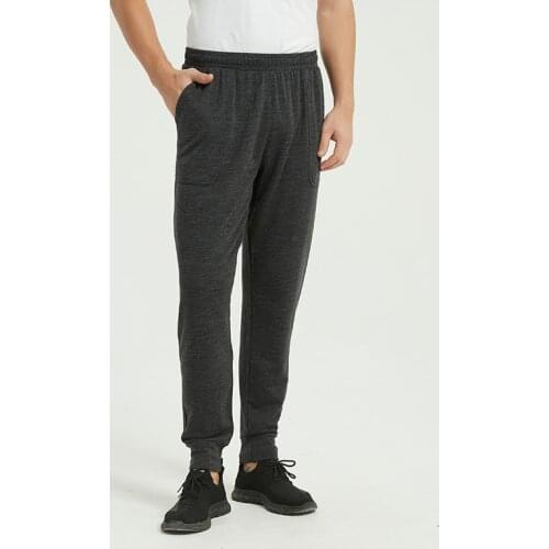 100% Merino Wool Mens sweatpants Woolly Clothing 300gsm terry thermal Wiching Breathable Anti-Odor