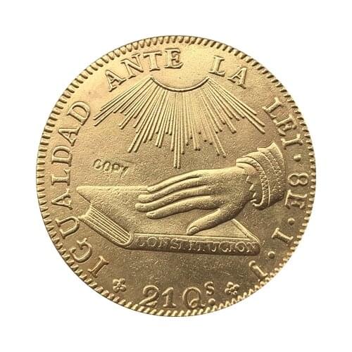 1837 Chile 8 Escudos COIN COPY