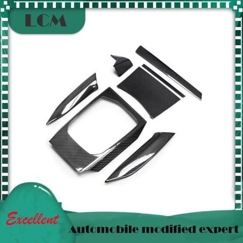 2020 Up For-BMW 3/4 Series G20 G21 G28 G22 G23 G24 Add on Style Real Dry Carbon Fiber Interior Trims 7/8 Pieces Set-LHD Only