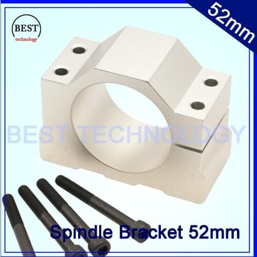 Diameter 52mm Aluminium spindle ClampIing bracket of cnc spindle motor spindle mount bracket clamp cnc machine tool spindle