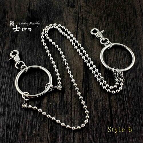 Big Ring Key Chain Rock Punk Trousers Hipster Belt Key Chains Pant Jean Keychain HipHop Portachiavi Kpop Accessories