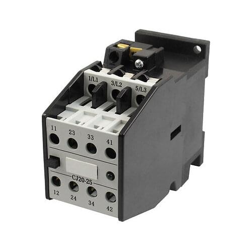 CJ20-25 Motor Control 32A 36V 50Hz Coil 3 Pole 2NO 2NC AC Contactor