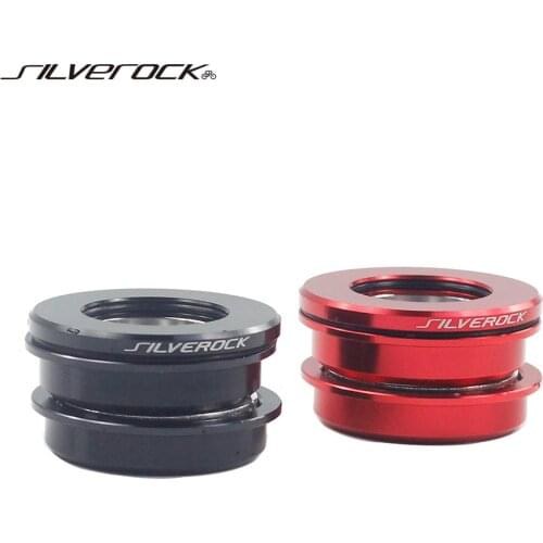 SILVEROCK Alloy Bike Headset Ingergrated 44mm Bearing 28.6mm for FNHON Gust K3 Folding Bike CNC Bicycle Headsets Parts