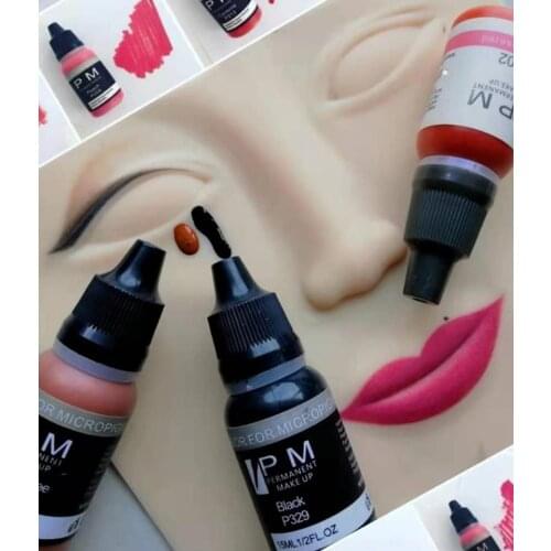 Skin Micropigmentation Eyebrow Lip Hair Scalp Areola PMU Kit Microblading Pigment Permanent Makeup