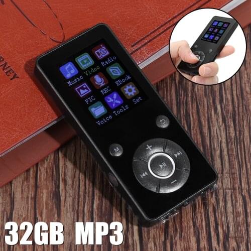 32GB Mini bluetooth Music Player MP4 TF Card Music Player Portable Sports FM Speaker 250mAh Consumer Electronics Devices