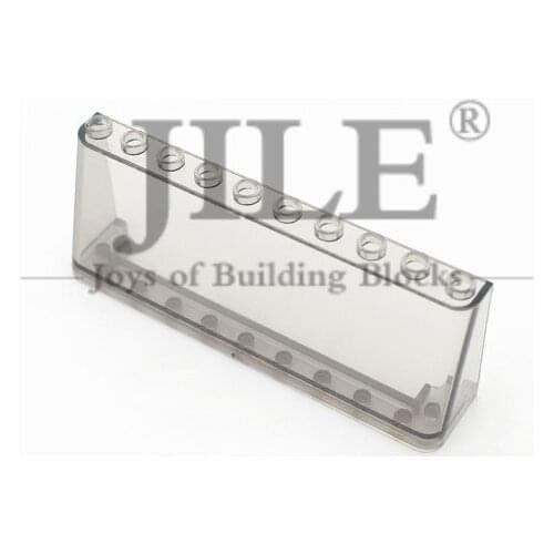 Moc Windscreen 2x10x3 Windshield Glass 24607 DIY Enlighten Building Bricks Blocks Bulk Compatible with Assembles Particles Toys