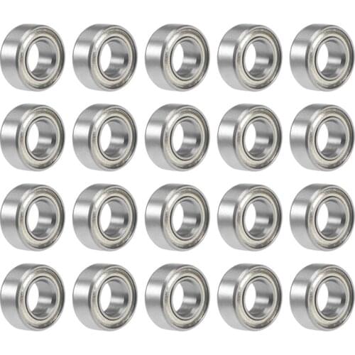 MR84ZZ Deep Groove Ball Bearing 4x8x3mm Double Shielded Bearing Steel Bearings 20-Pack