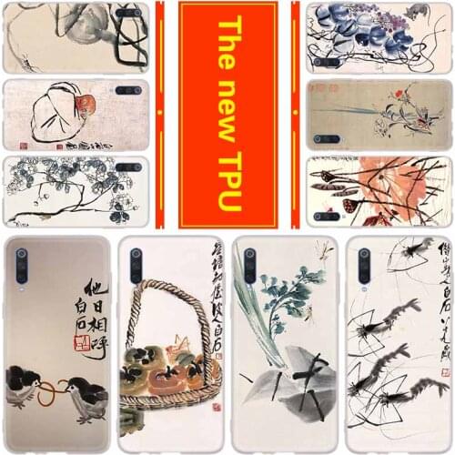 Soft Silicone Case For Xiaomi Mi 10 8 A3 A2 Cc9 Lite 9 Note 10 Pro A1 5x 6x Max3 qi baishi estampe