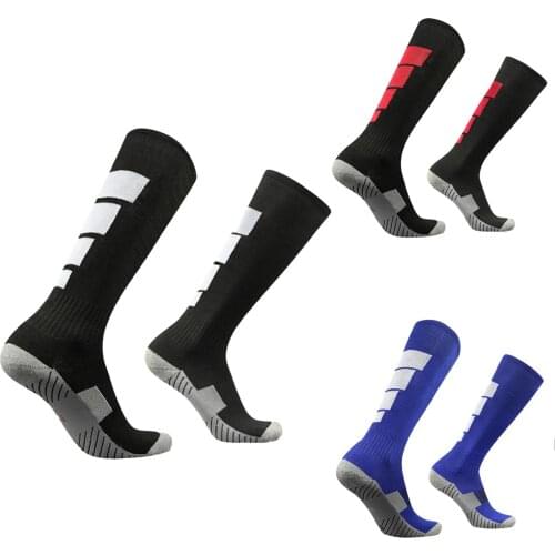 1 Pair Unisex Outdoor Non-slip Compression Stocking Soccer Running Elastic Socks