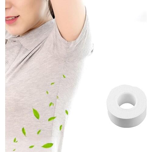 1Roll 3*0.3m Disposable Underarm Sweat Pads Soft Underarm Sweat Absorbent Sticker Deodorant Clothes Anti Dust Pads Self Adhesive