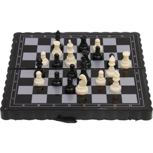 Pocket Portable Magnetic Folding Chessboard Chess Set Pieces Toy Kid Gift for Child Family Fun Club Game Foldable Chessboard