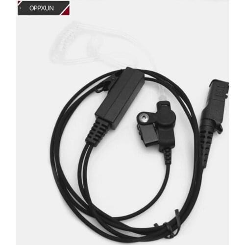 Rectangular Air Conduit Earphone for motorola XPR3300 XPR3500 XIR P6620 XIR P6600 E8600 E8608 XPR3100 two way radios