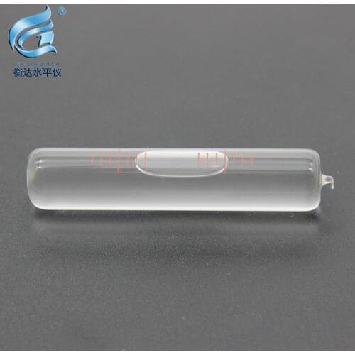 Glass level bubble 4"/2mm high precision tubular level bubble