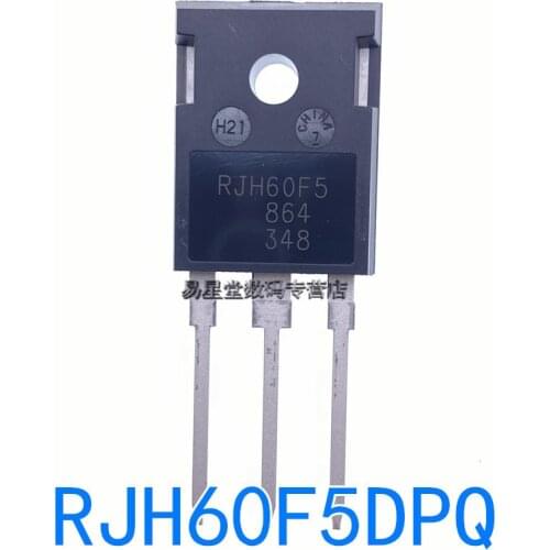 10PCS 2018+100% brand new original authentic RJH60F5DPQ TO-247 RJH60F5 TO247 welding machine IGBT single tube 80A 600V