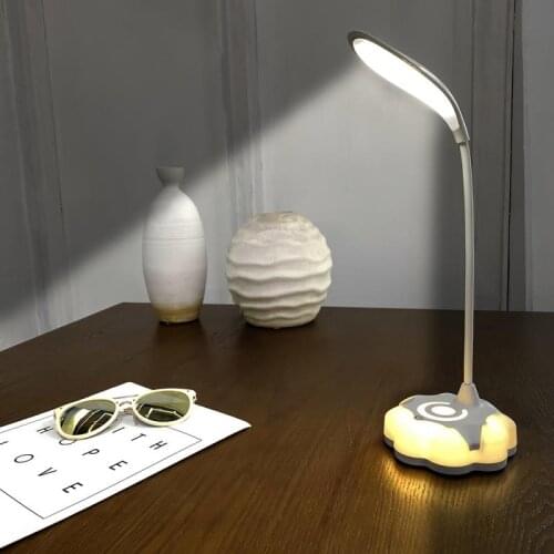 4 Models USB Table Light Flexo Lamps Table Clip Wireless Table Lamp Study 3 Modes Touch Rechargeable LED Reading Desk Lamp