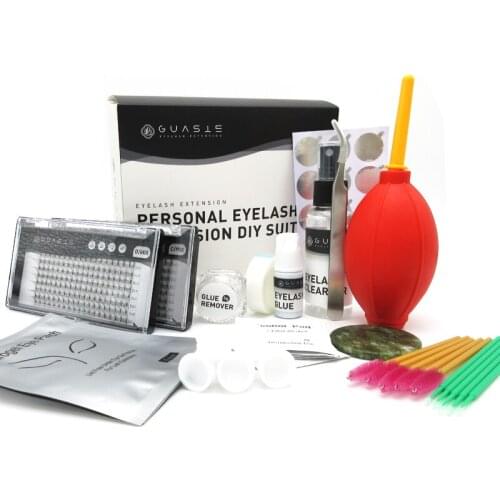 Women False Eyelashes Set W Style Fake Eyelashes Mink Individual Eyelash Extension With Makeup Remover Lash Glue Makeup Tools