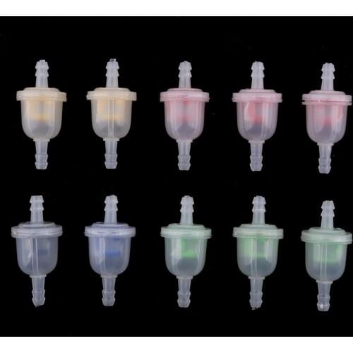 10PCS Gas Fuel Filter For Yamaha Bike ATV Go Kart Moped Scooter 7mm