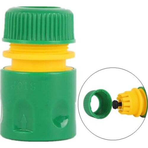Plastic 1/2" Stop Connector Quick-connect Watering Car Washing Water Gun Hose End Connector Garden Irrigation Fittings