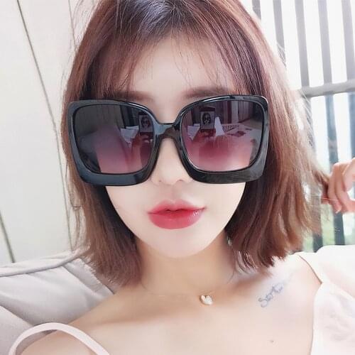 Oversized Square Sunglasses Women Men 2021 Luxury Designer Large Frame Eyeglasses UV400 Classic Leopard Lunette De Soleil Femme