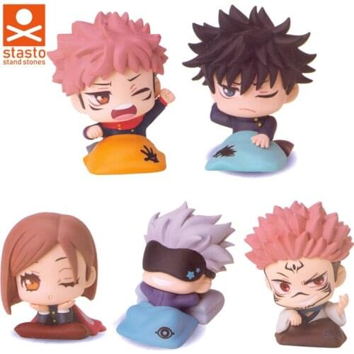 4.5cm StaSto Shokugan Jujutsu Kaisen Itadori Yuji Gojo Satoru Kugisaki Nobara Toys Pvc Action Figure Collectible Model Toy