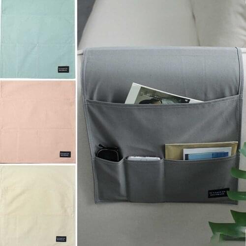 Cellphone Sofa Armrest Large Modern Anti Slip Solid Storage Bag Sundries Organizer Magazines Bedside TV Remote Couch