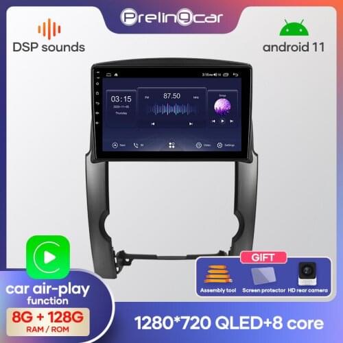 Prelingcar For KIA Sorento 2 XM Sedan DVD 2009 10 11 12 Car Radio Multimedia Video Player Navigation GPS Android 10.0 dashboard
