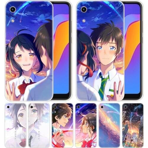 Luxury Silicone Case Anime Your Name Kimi no Na wa for Huawei Honor 9X 8A 7A 20 Pro 7X 8X 7S 8S 8 9 10 Lite View 20 20i 10i Play