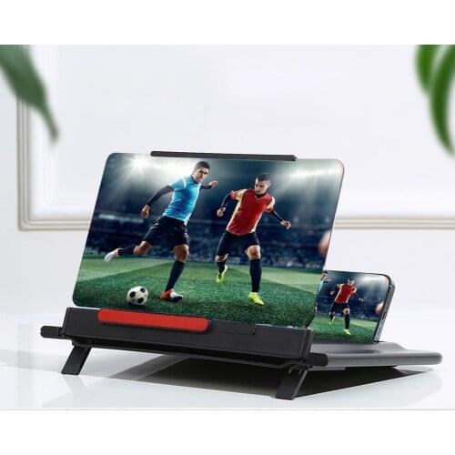 12-Inch Pull-Out Horizontal Vertical Magnifier Ultra-Clear Blue Light Screen Magnifier Screen Amplifier Mobile Phone Accessories