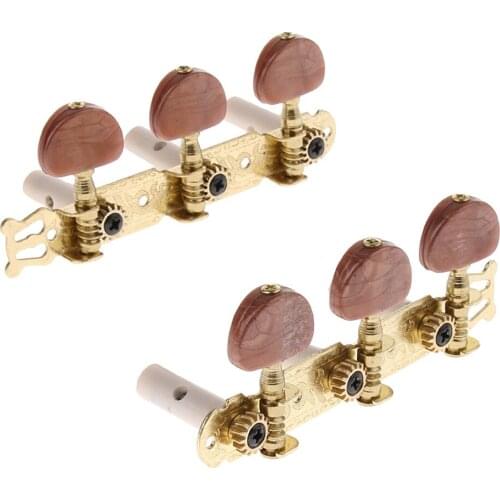 2pcs Guitar String Button Tuning Peg Machine Heads for Guitar Replacements