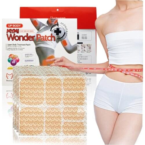 24Pcs/Set Mymi Wonder Cellulite Massage Slimming Patch Belly Abdomen Fat Burning Navel Stick Weight Loss Lift Tool Face-lift