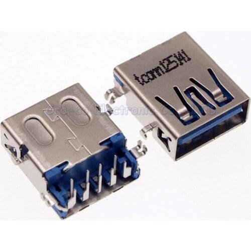5pcs/lot 3.0 USB port connector for TOSHIBA Motherboard 3.0 usb female socket